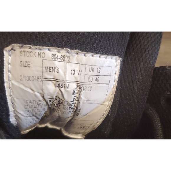 Thorogood ASR Series Composite Toe Tactical Oxford Shoes Mens Size 13 Wide Black - Picture 10 of 11